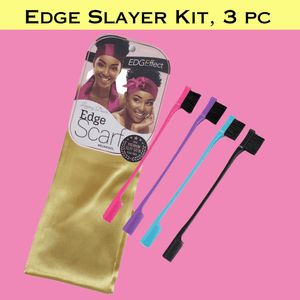 Edge Slayer Kit, 3 pc  | Edge Protector Scarf | Edge Brush | Lay Edges