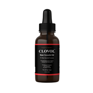 Brown dropper bottle of Pydana Collection Clovol Hair Growth Oil