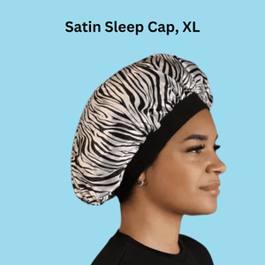 Satin Sleep Cap, XL | Retain Moisture | Reduce Frizz