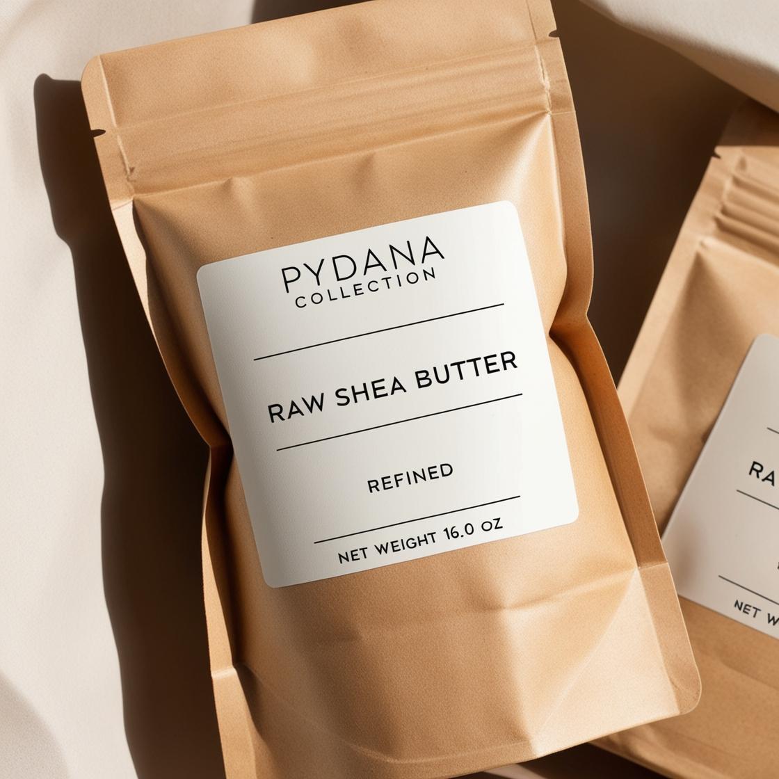 Shea Butter - 100% Pure Refined African Shea Butter for Hair - Skin Moisturizer for Face, Body | Soap Making Base | DIY Whipped Lotion, Butters and Lip Balm - 16 oz