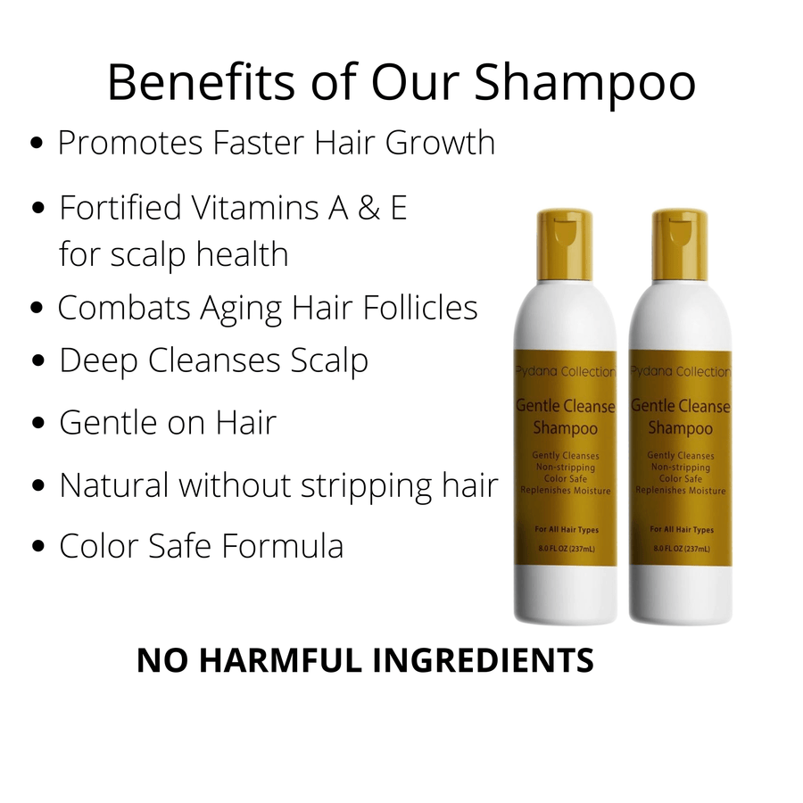 Gentle Cleanse shampoo by the Pydana Collection