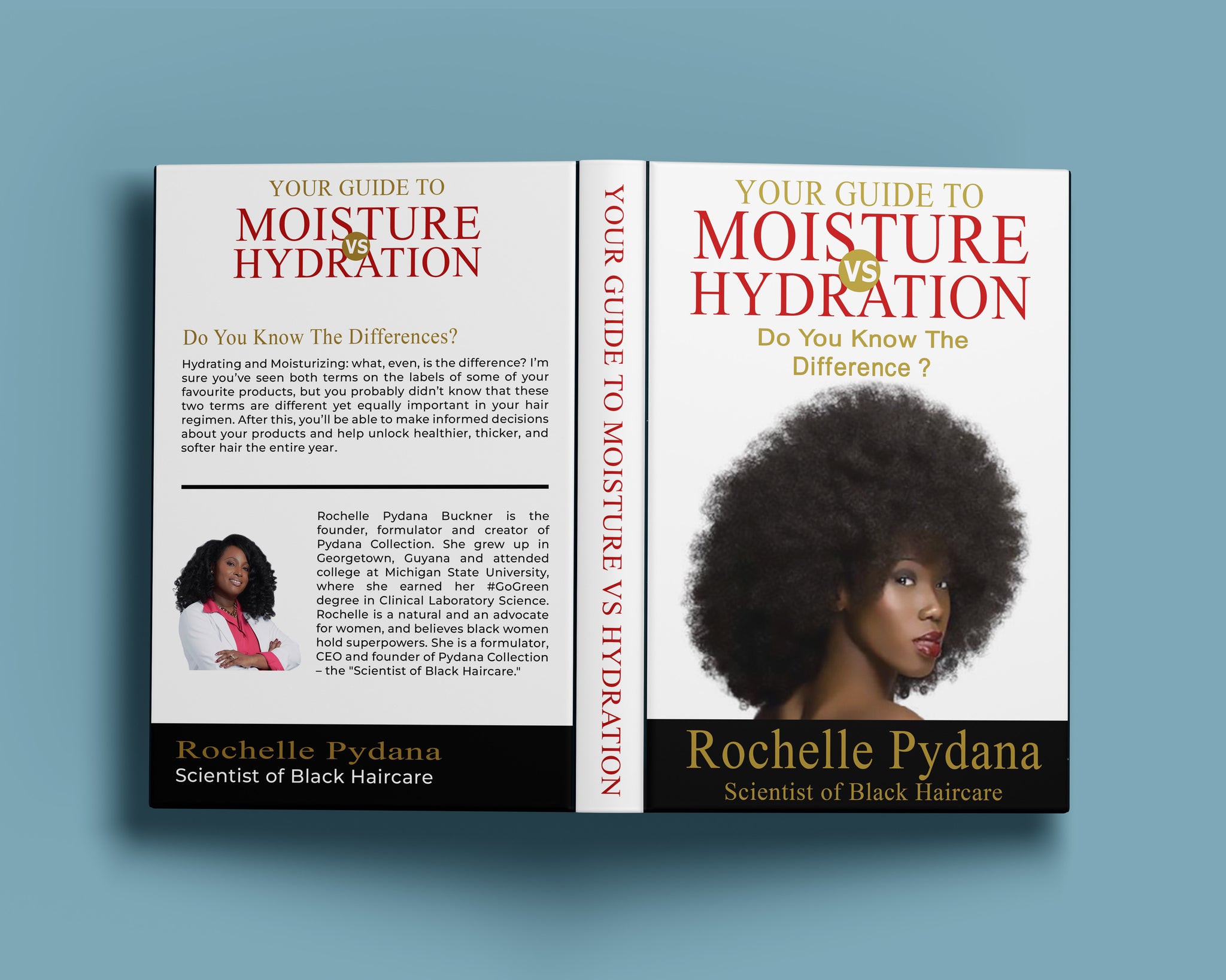 The Difference Between Hair Hydration and Moisture natural hair ebook for dry curly hair, moisture retention, hair porosity and healthy hair care